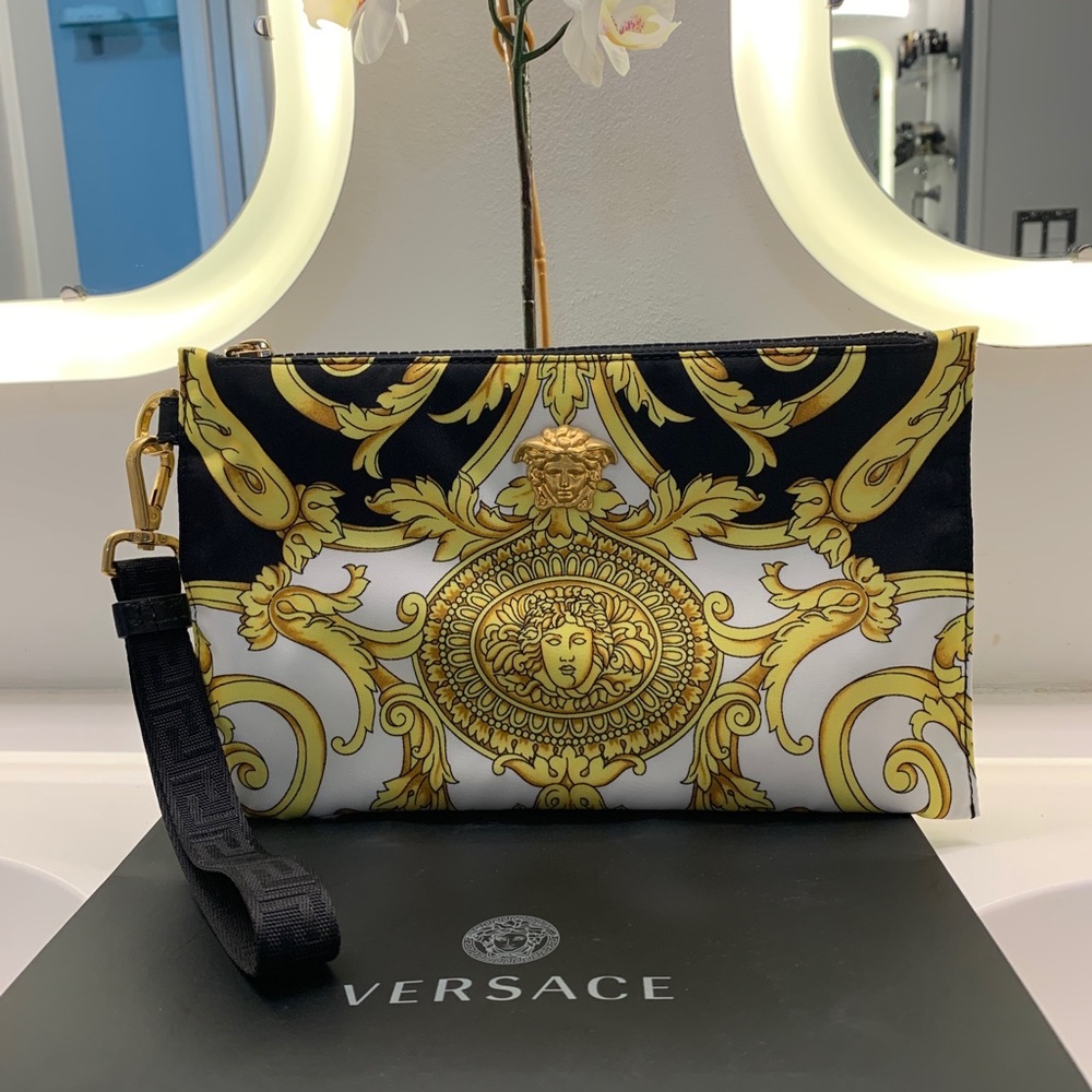 Never used Versace clutch